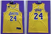 Lakers 24 kobe Bryant Yellow Commemorative Edition Nike Swingman Jersey,baseball caps,new era cap wholesale,wholesale hats